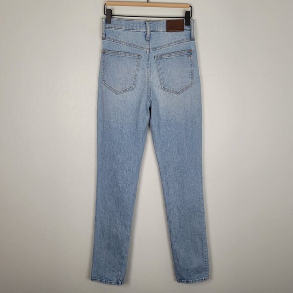 Madewell Size 24T Tall The Perfect Vintage Jean in Fiore Wash Blue - Picture 5 of 14